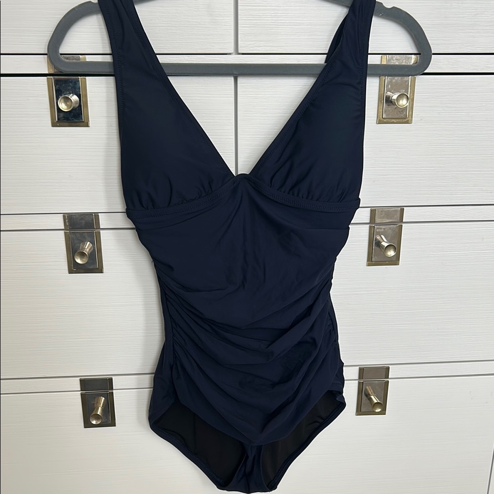 J. Crew Navy One Piece Swimsuit
